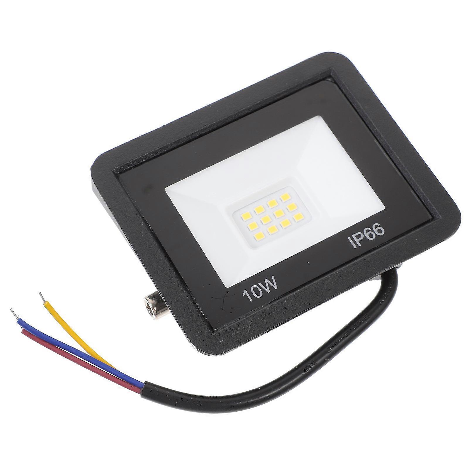 Outside Flood Lights Black Square LED Floodlight for Lighting 2Pcs