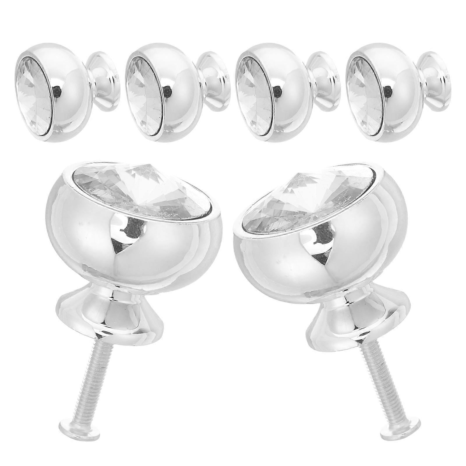 Crystal Door Handles Elegant Cabinet Handle for 24Pcs Usage