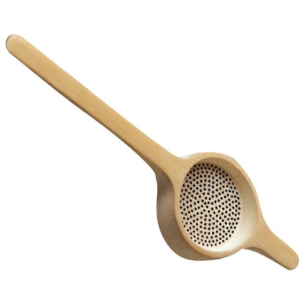 Hand-Made Bamboo Tea Filter Filtering Tea Leaves Round Mesh Design 1Set