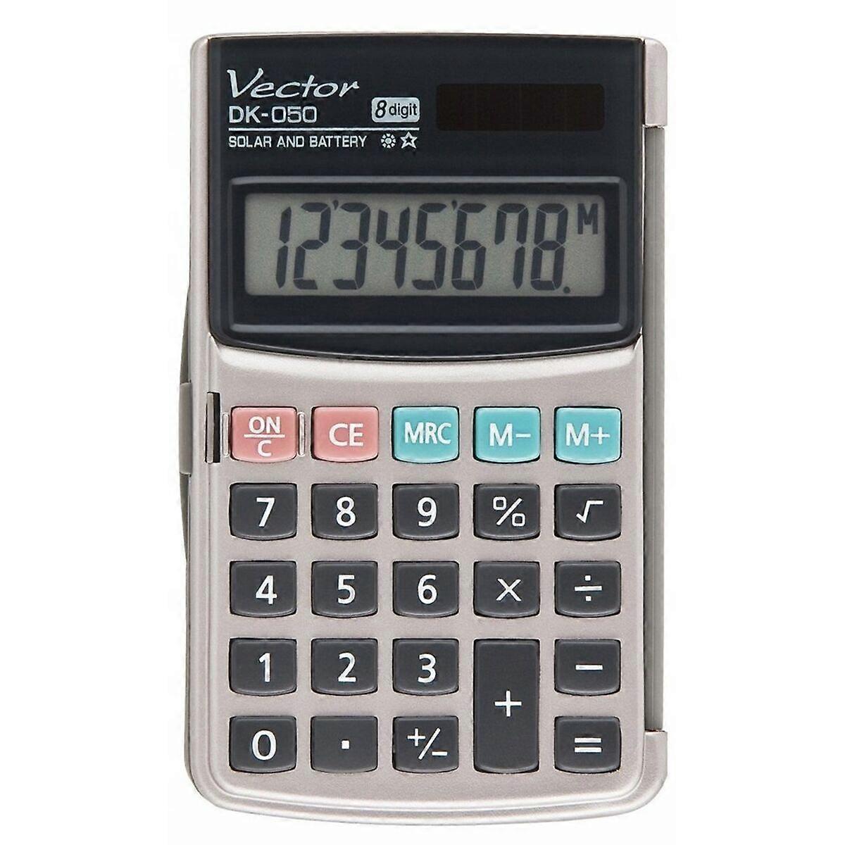 Calculator Vector DK-050 Gray Plastic