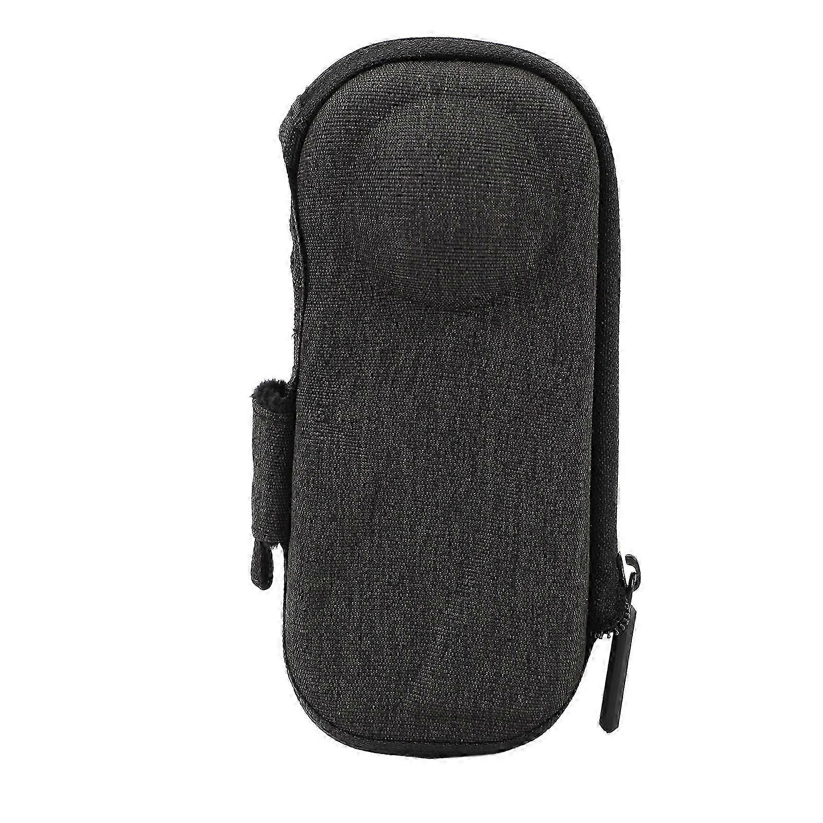 2025 Carrying Case Lightweight Waterproof Shockproof Fleece Lining Travel Case for X4 Action Camera Dark Gray