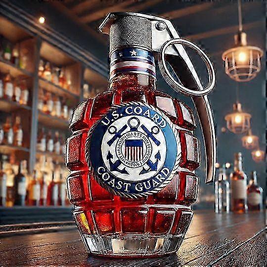 350 ml Whiskykaraffe in Adlerform mit Dackel- und Eulendesign