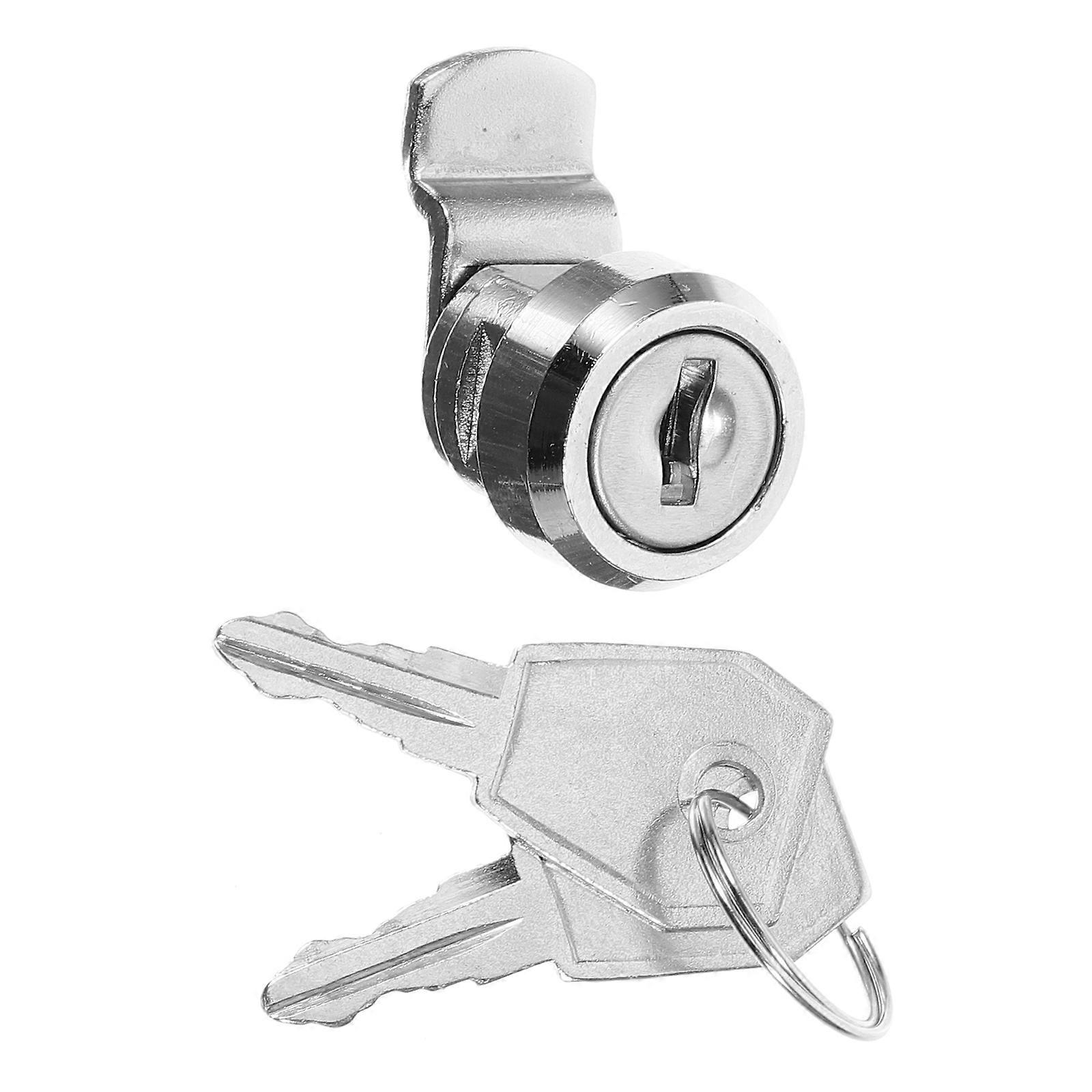 Cabinet Lock Mailbox Lock for Locking 4Sets Silver Stainless Steel