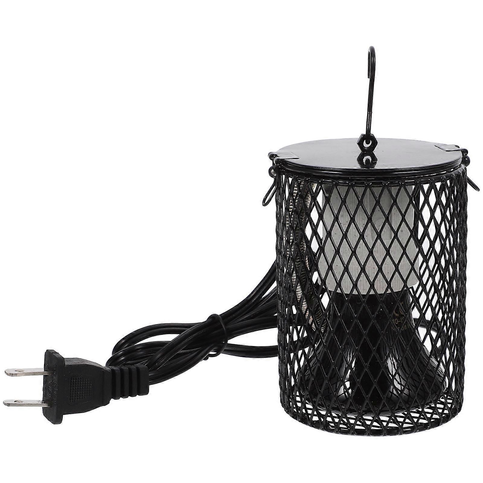Reptile Heat Lampshade 1 Set for Pet Cage Accessory with Round Shape and Durable Design Ideal for Reptile Enthusiasts and Pet Owners
