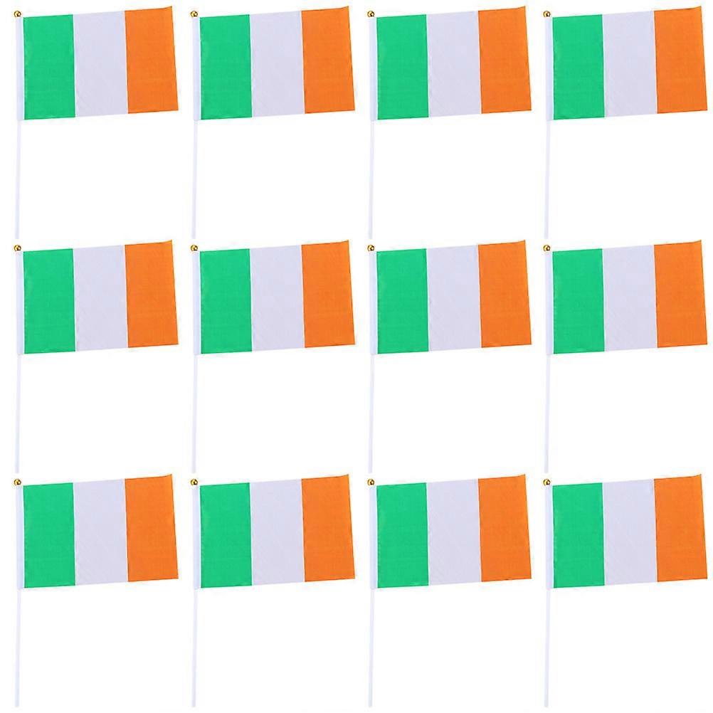 Mini Ireland National Flags Handheld Flags for Celebration 80Pcs