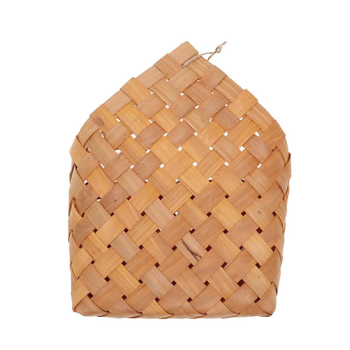 Wood Laundry Basket Sundry Storage Baskets for Storage 3Pcs Handmade