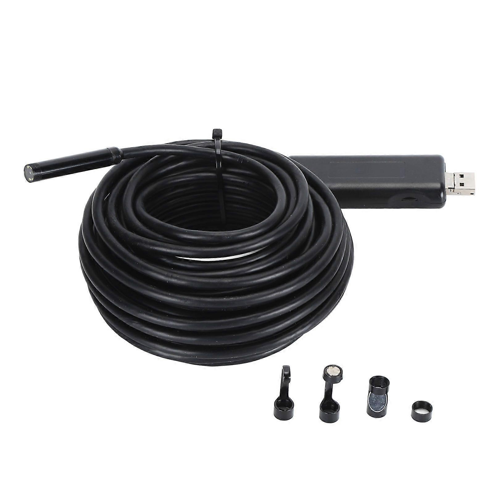 WiFi Borescope 720P IP67 Waterproof Inspection Camera Wireless Endoscope with 6 LEDs for Android for IOS Phone 3 Meters / 9.8ft