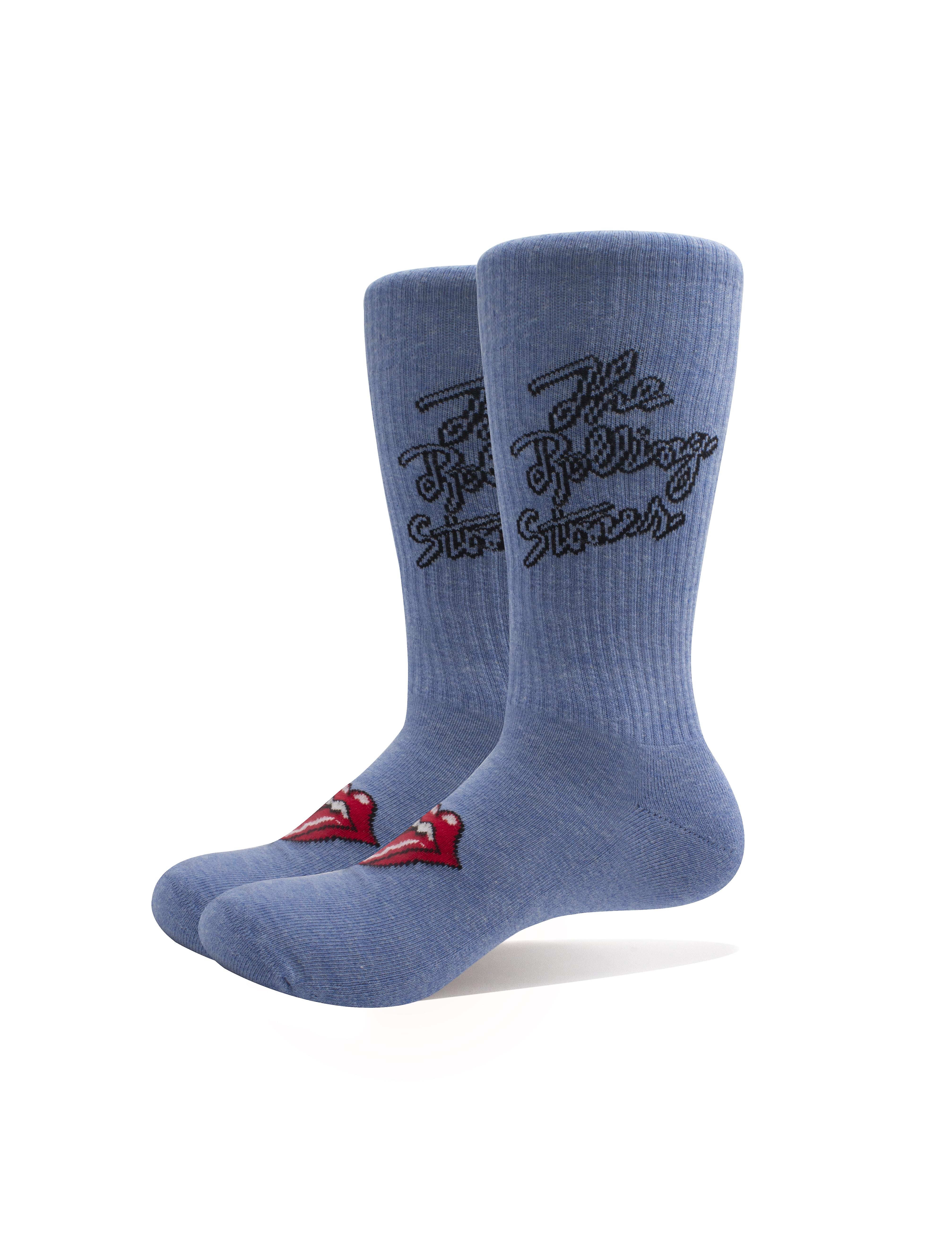 The Rolling Stones Script Logo Socks