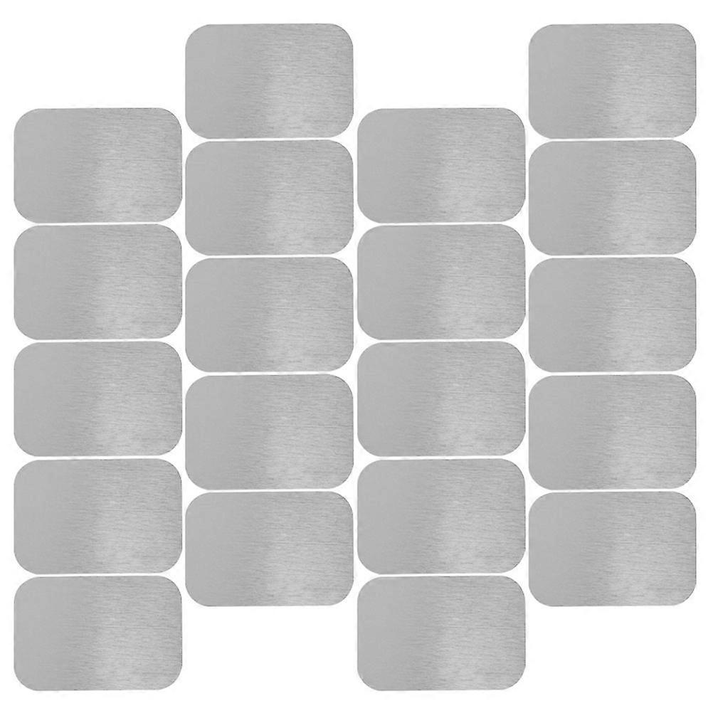 90Pcs Magnetic Phone Holder for Car Foldable and Rotating Silver Use