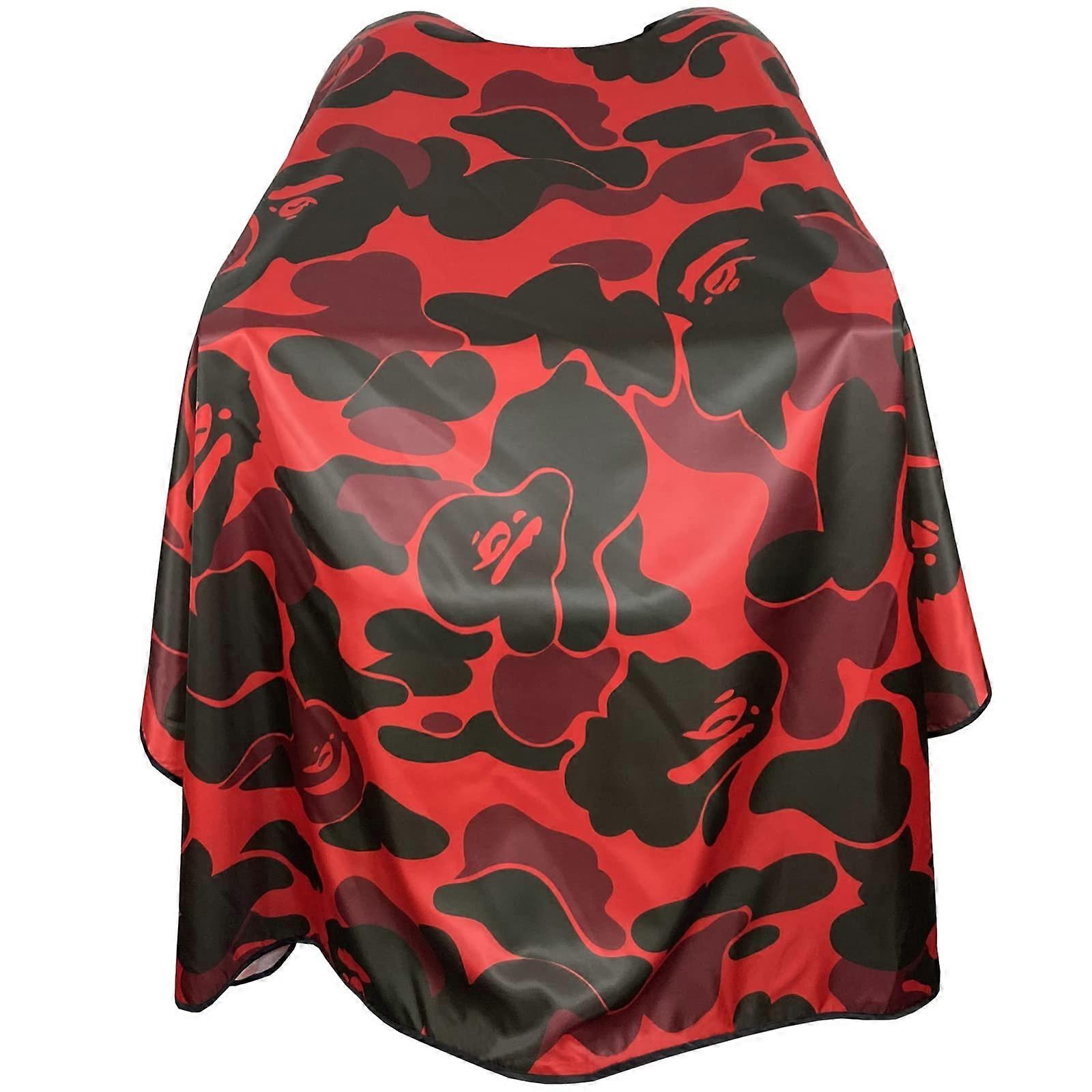 Barber Cape For Men Professional Hair Cutting Salon Cape With Snap Closures Waterproof Large 63x56 Inches Camouflage C