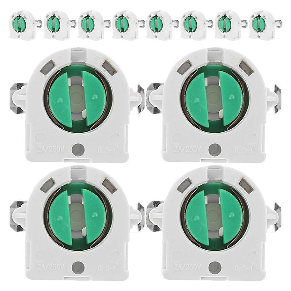 Fluorescent Tube Holder Replacement for Versatile Lighting Use 60Pcs