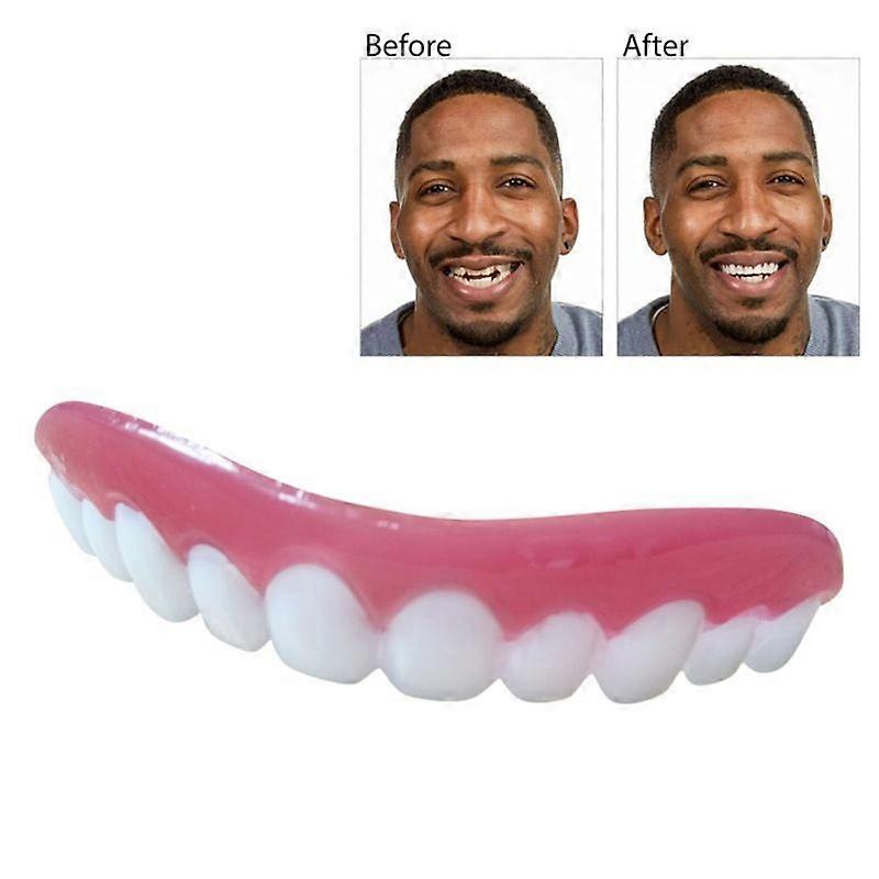 2 sets of dentures, upper and lower dentures, natural and comfortable, protect