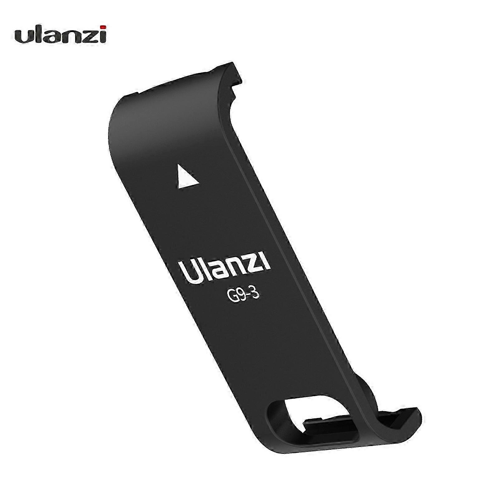 Ulanzi G9-3 Action Camera Battery Cover Plastic Lid Removeable Battery Door Type-C Charging Port Adapter Vlog Accessory Replacement for GoPro Hero 10/