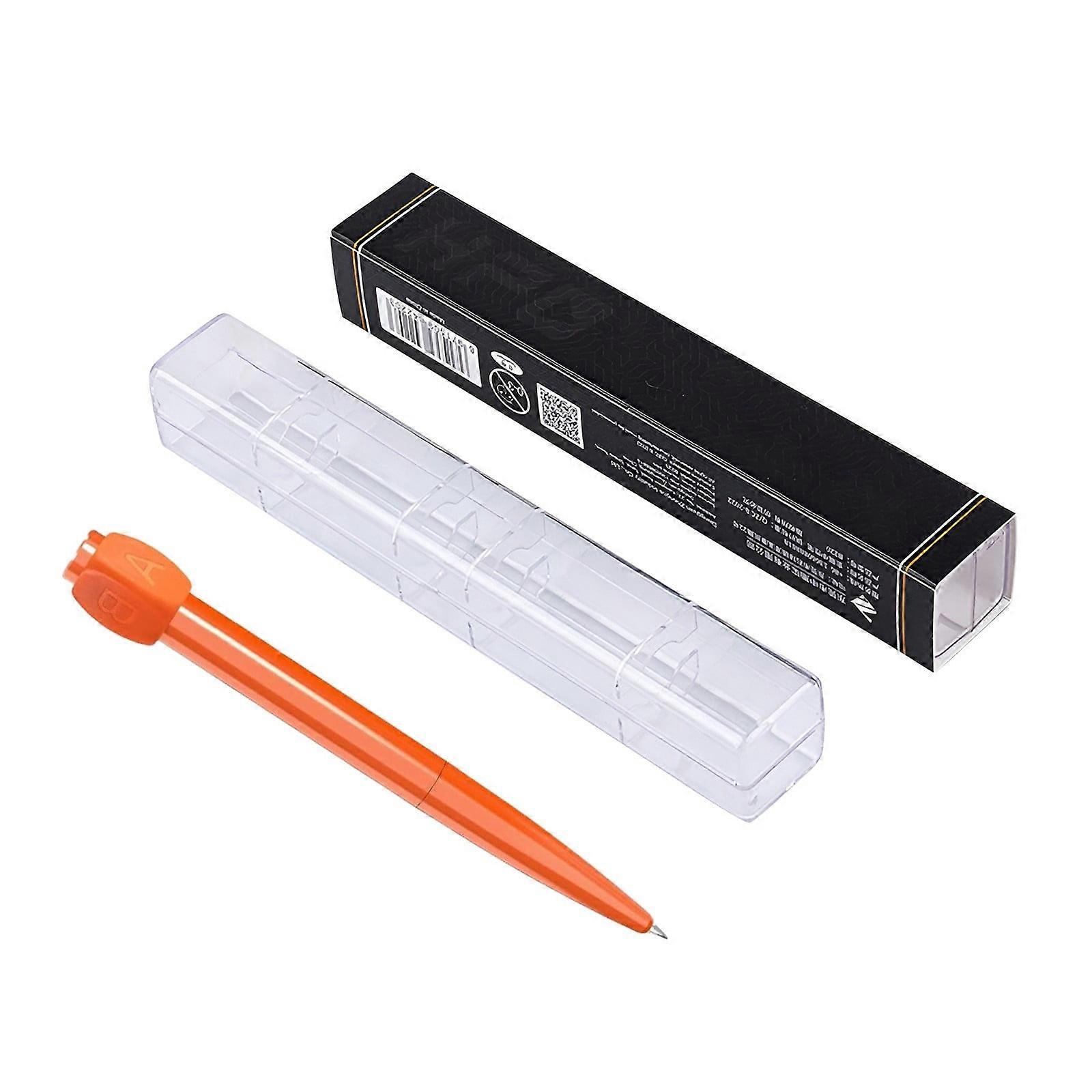 Rotatable Pen 1ml, Black Gel Ink - Compatible with ABCD Rotation, Ideal for Exams, Anxiety Relief & School Supplies