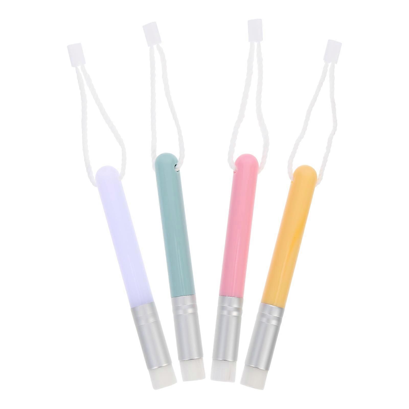 Ink 4 Pcs Art Blending Tool Mini Brush Portable Small Writing Plastic