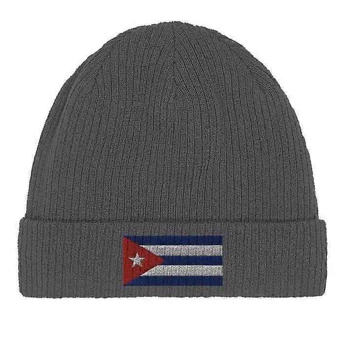 Cuba Flag Cap in Gray