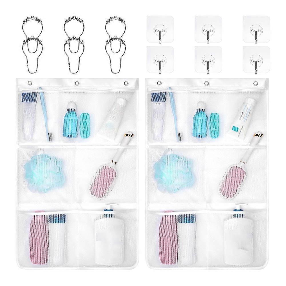 Mesh Shower Caddys Hanging,Quick Dry Shower Organizer
