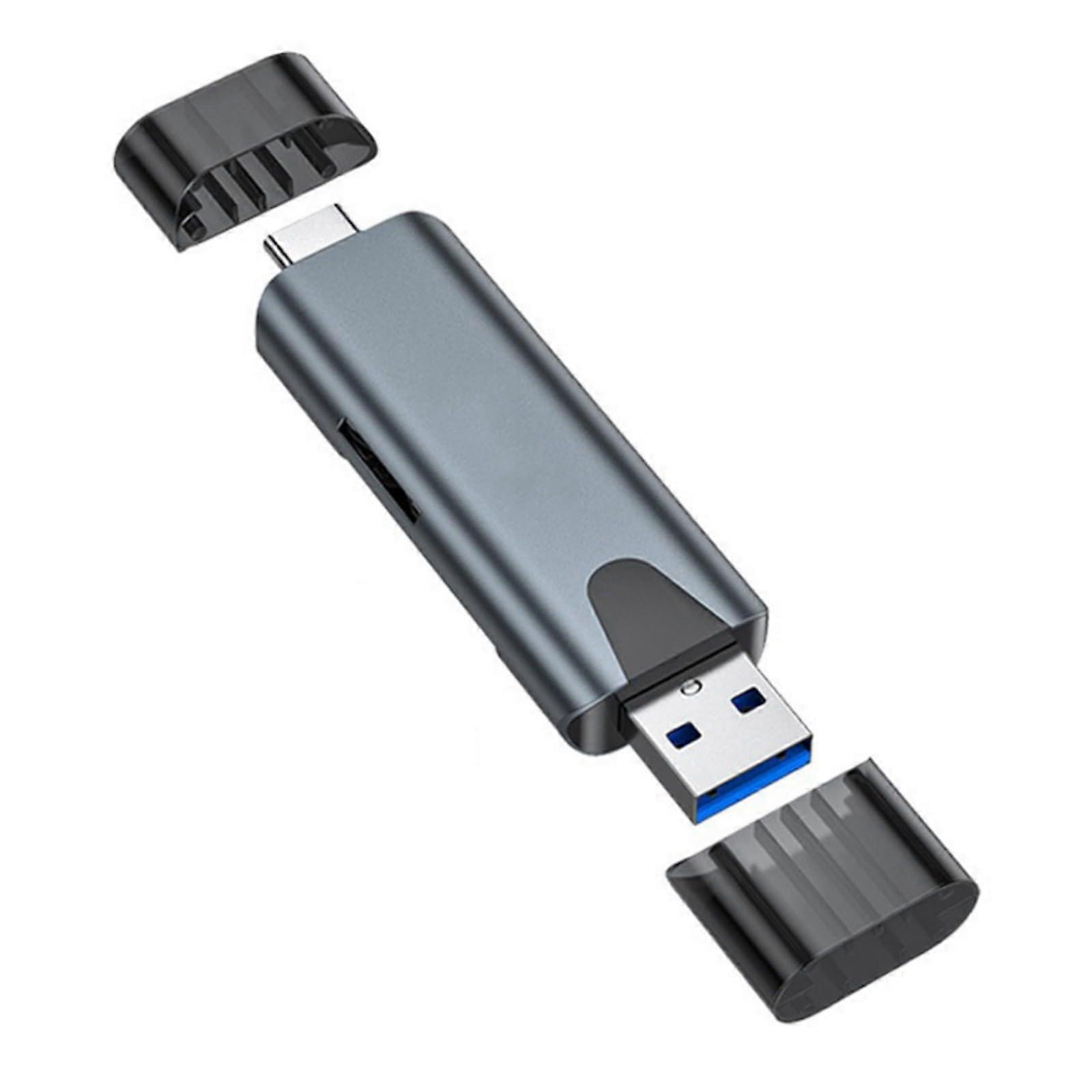 Memory Card Reader USBC And USBA Dual Slot For SD MicroSD TF Cards Smartphones Tablets PC