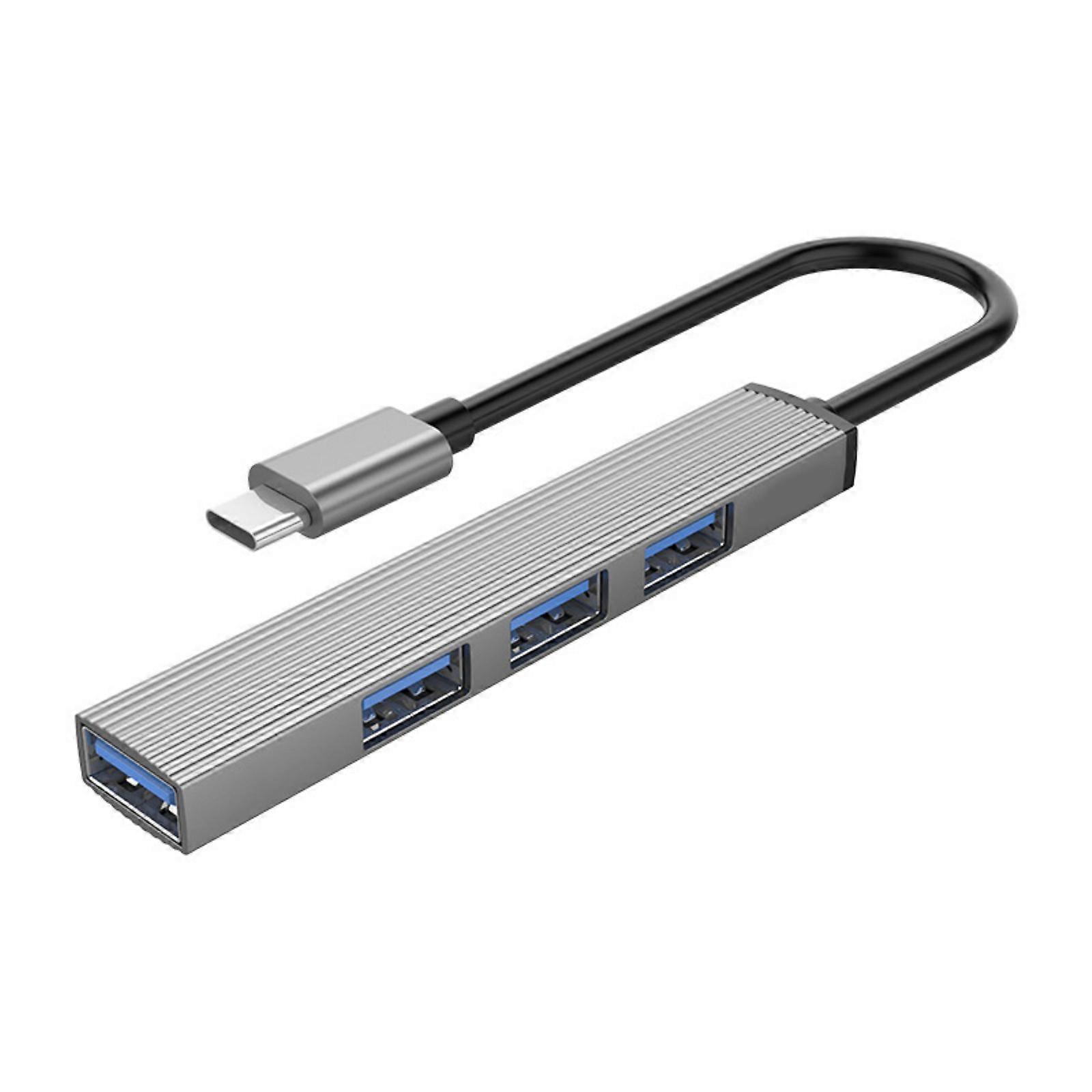 MultiPort USB C Hubs Splitter Aluminum Shell Better Heat Dissipation USB3.0 Data Syncing Hubs For Work Travel Entertainment Multicolor