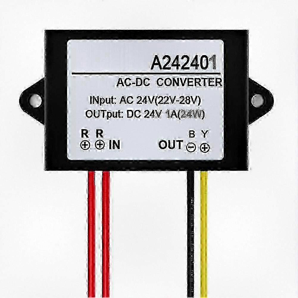 24V AC to DC 1A 2A 3A Compact Waterproof Power Converter Module for Electronics
