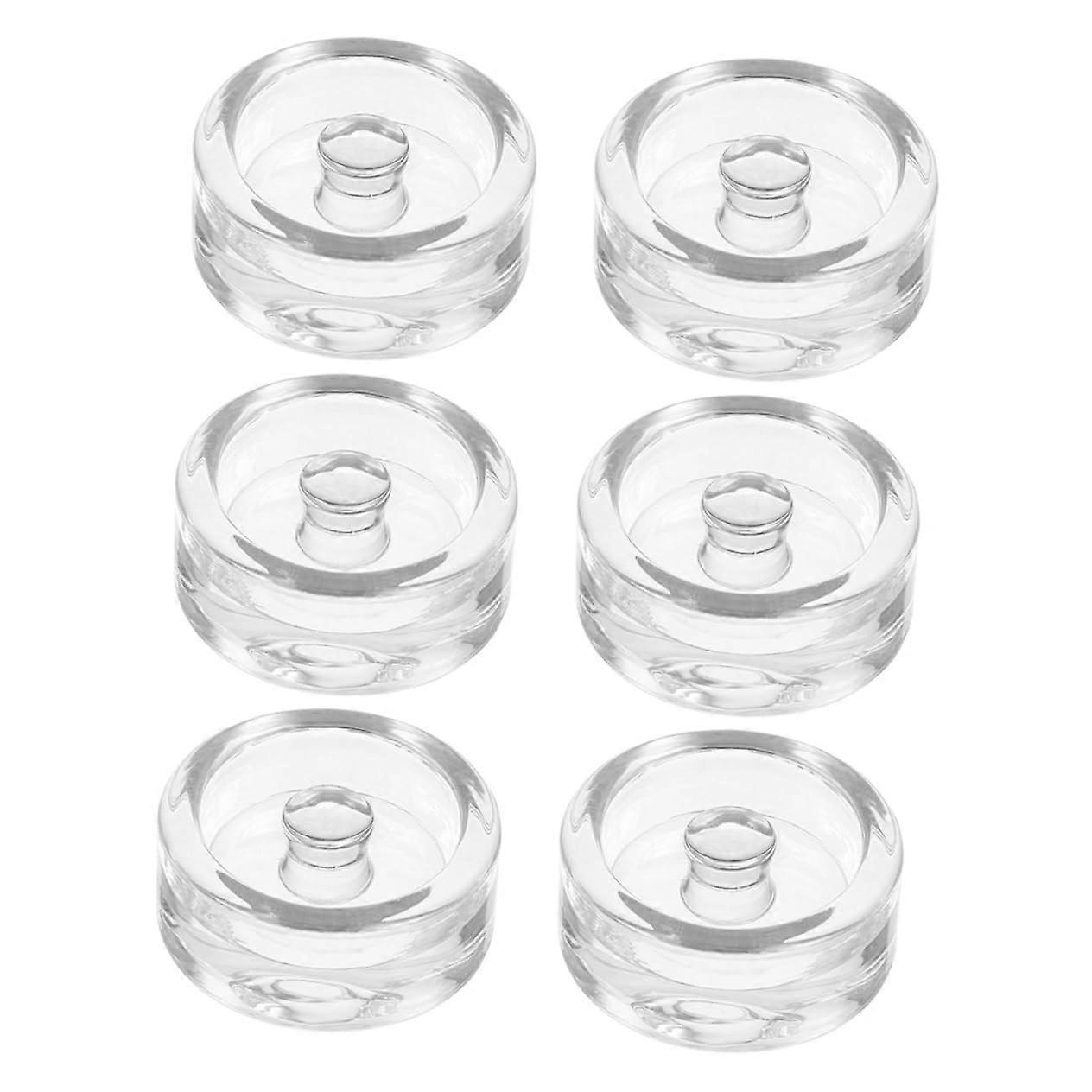 Glass Weights Set Of 6 For Fermenting Wide Mouth Jars, Sprouting Jars And Canning Jars