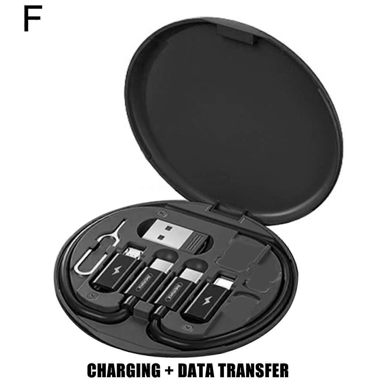 For Mini Digital Gadgets Storage Box 29cm Fast Charging Cable 480Mbps Data Sync 3A Output Multi Color