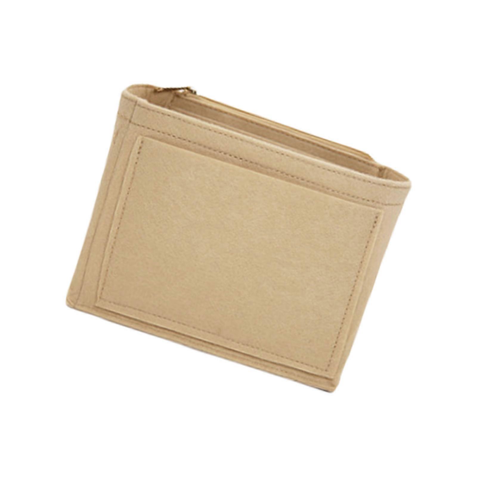 Multi Purpose Felt Zippers Bag Organizers Compact Storage Solution Felt Compartment Liner Bag For Small Items  S