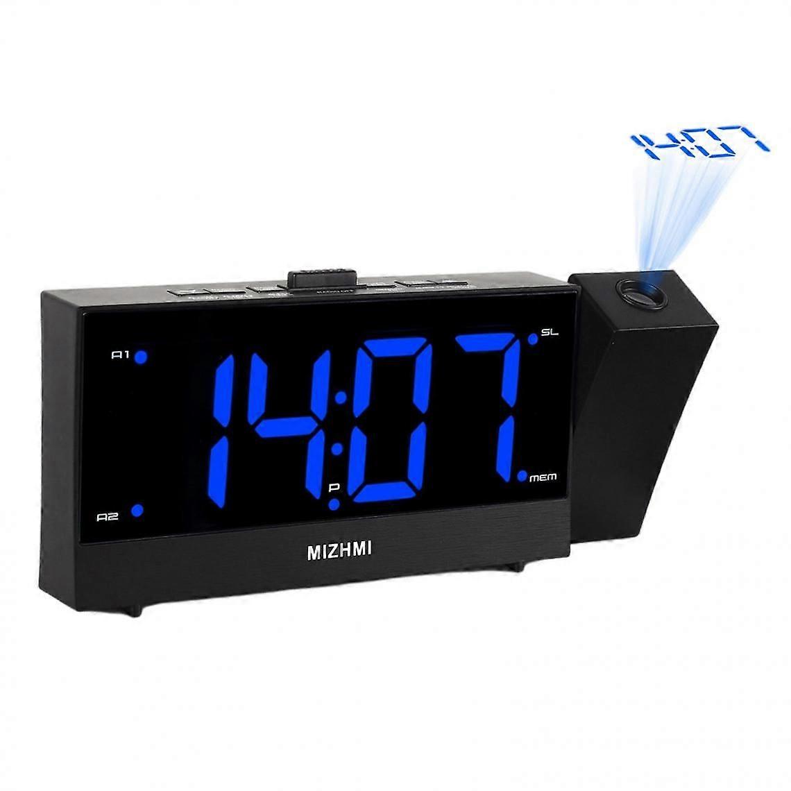 digital alarm clock ceiling projection bedroom