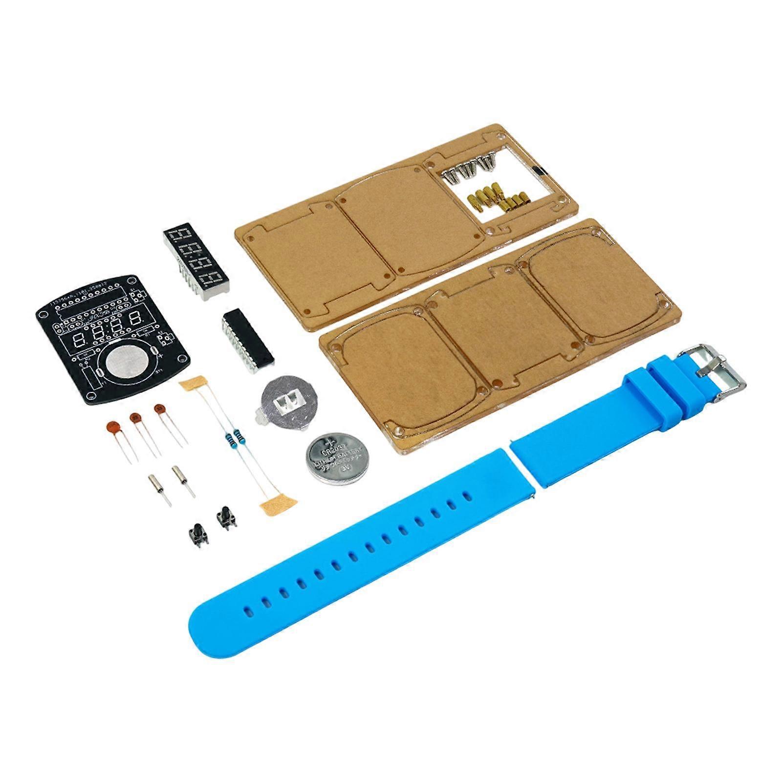 DIY Electronic Watch Kit Gift Electronic Learning Kit for School Educational