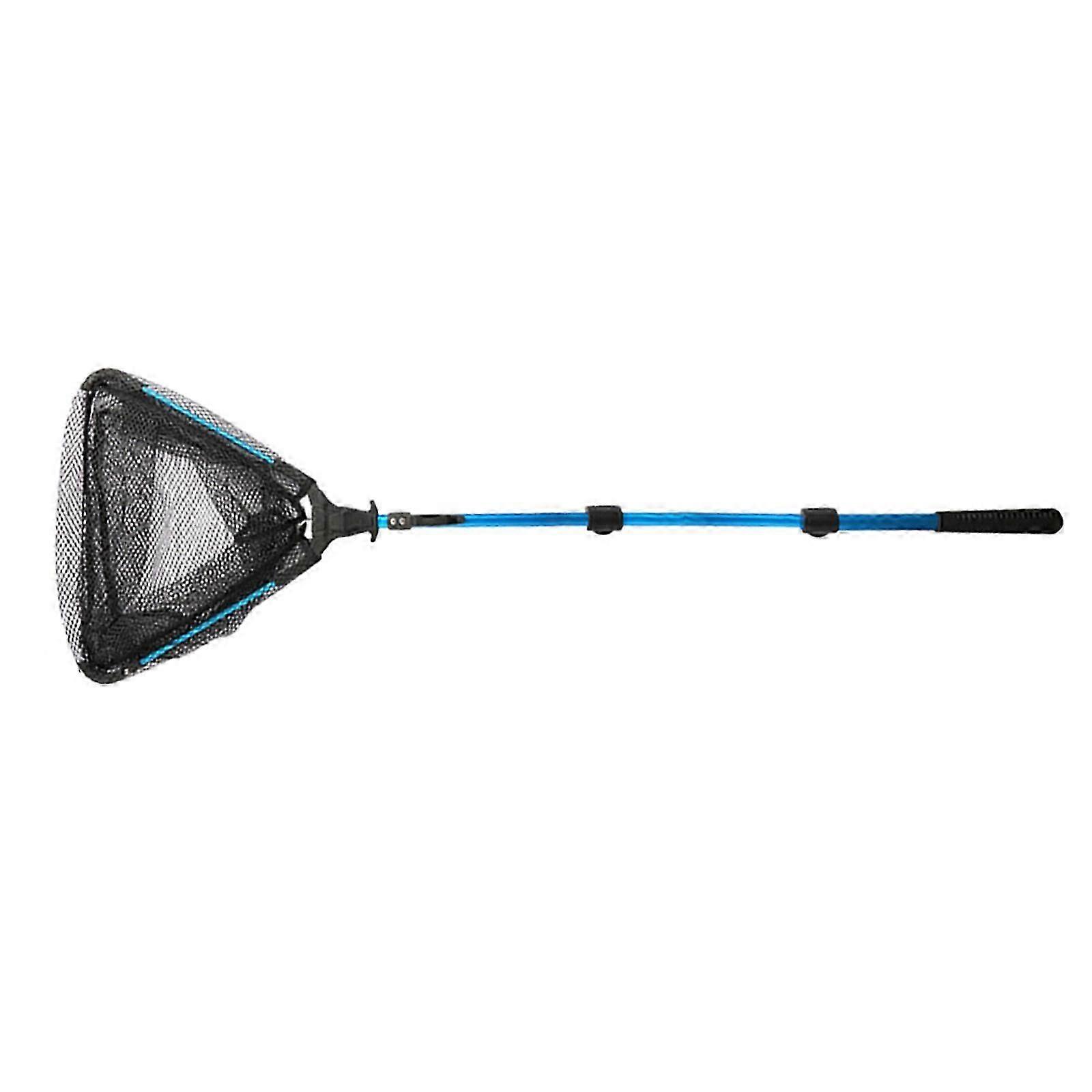 Retractable Aluminum Fishing Net Heavy Type Fishing Net with Aluminum Handle compatible Kayaks Wading Anglers Fishing net storage Myi