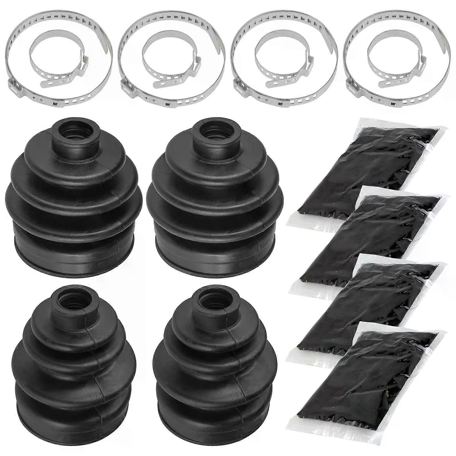 2 Front Axle Outer Inner CV Boot Kit for Honda TRX650FA Rincon 650 4X4 2003-2005 NO.20458