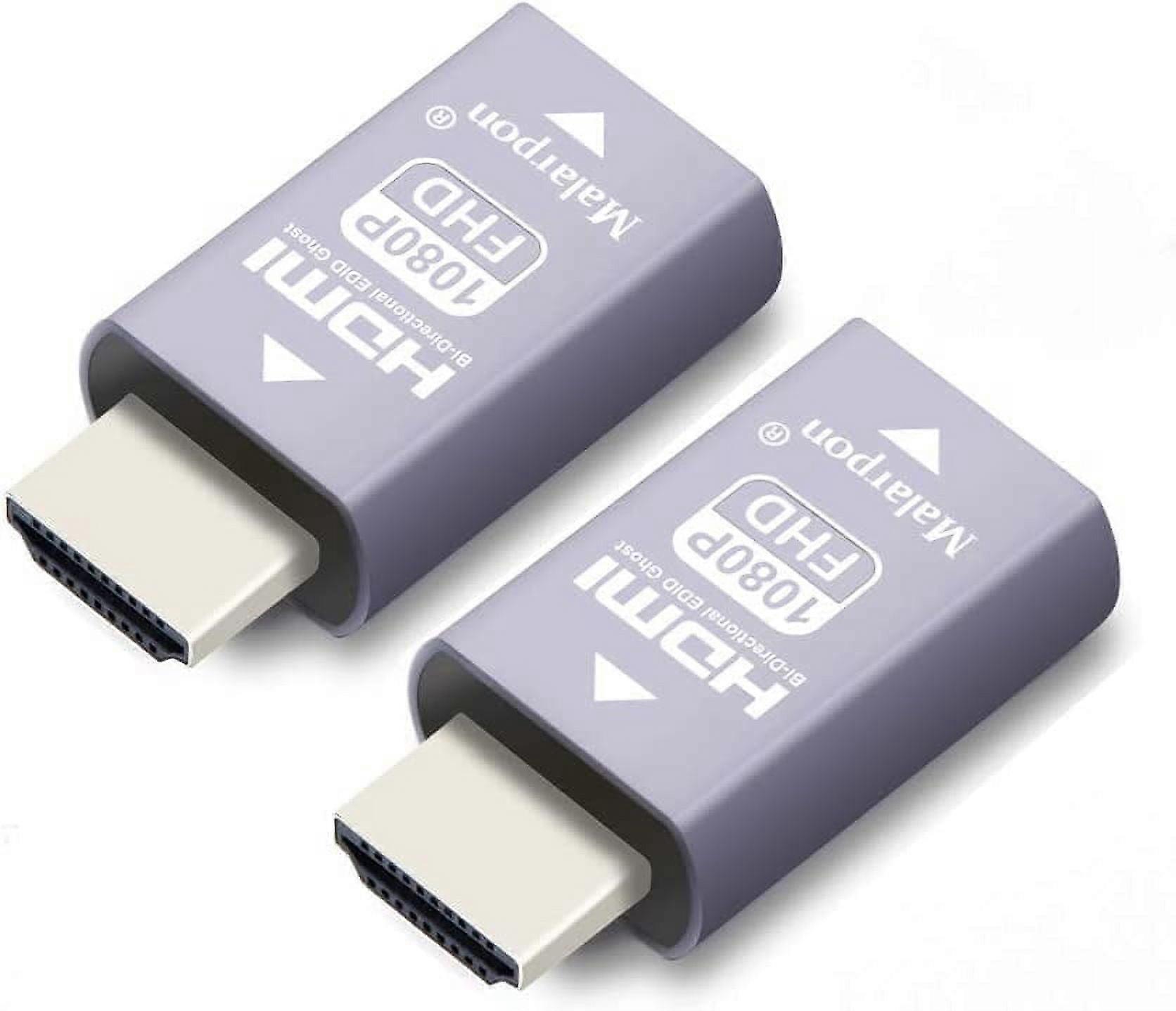 Hdmi Edid Emulator Pthrough 3rd Generrtion Aluminum fit Headlesskeep The EDID of The Monitor Active