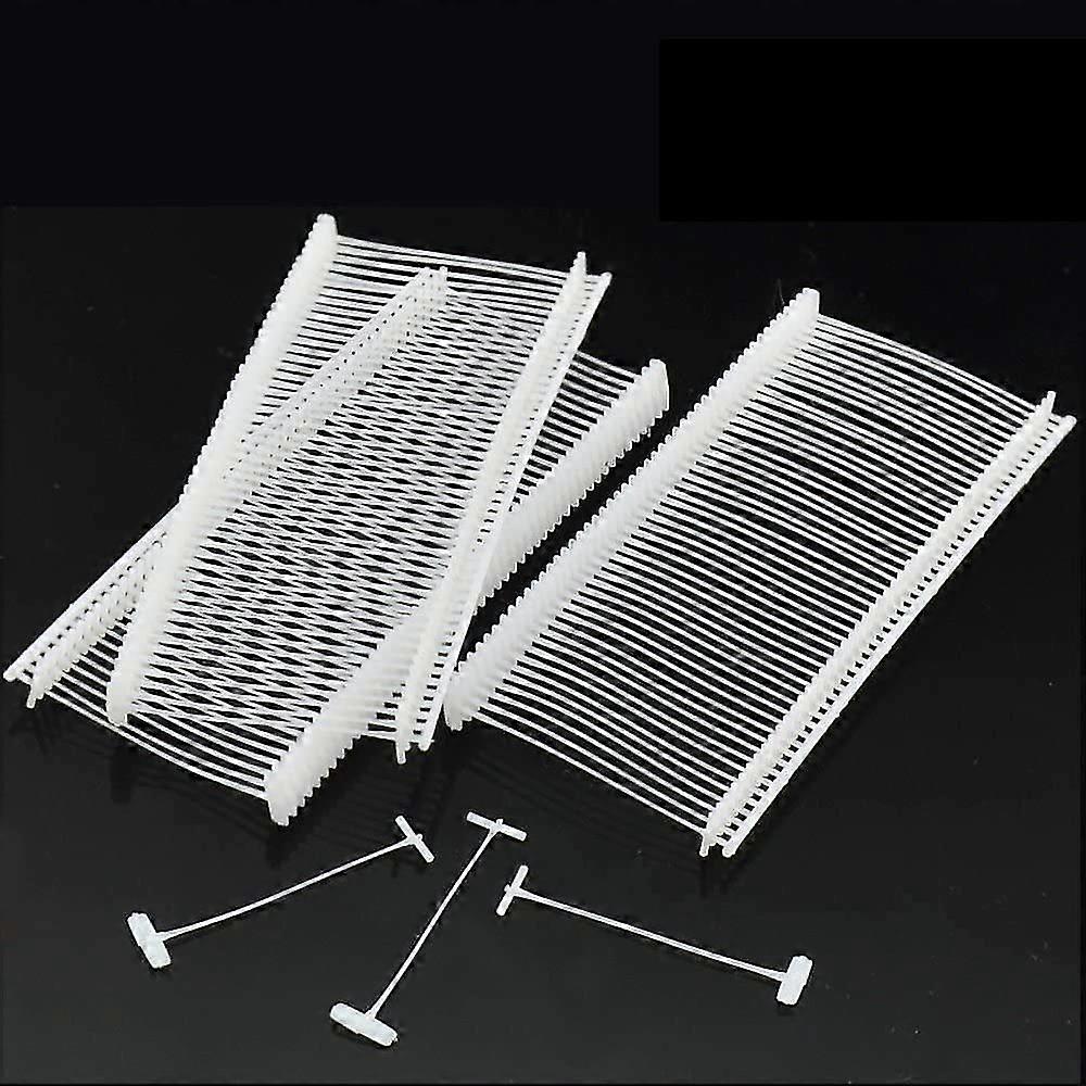 5000 X White Kimble Barbs Tag Gun Attachements Price Label Pins Clothes Tag Fastener For Tagging Gun, Length 50mm