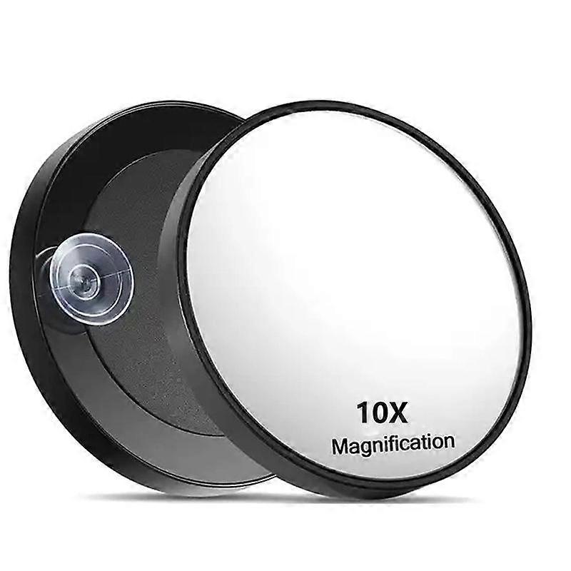 10X-40X Suction Cup Magnifying Mirror - Portable High-Definition Adjustable Mirror for Makeup, Skincare, Blackhead Removal with Hands-Free Design