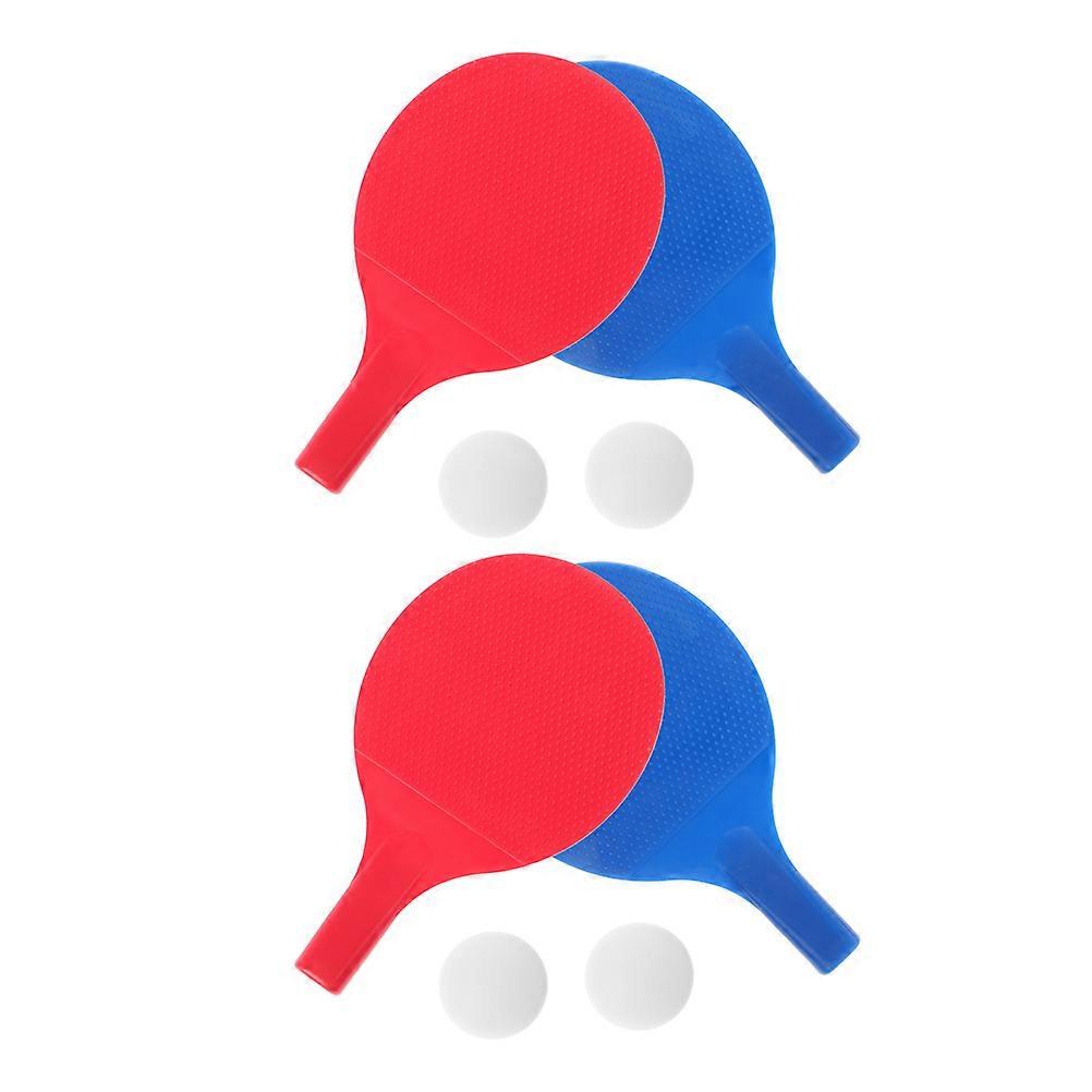 Table Tennis Paddle Kids Plastic Rackets for Skill Improvement 8Pcs