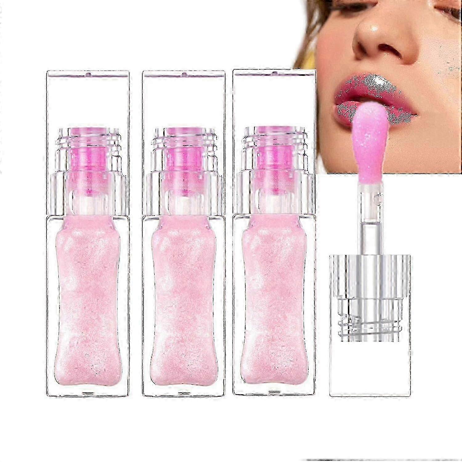 Color Changing Lip Oil, Magic Color Changing Lip Oil V2, Moisturizing Transparent Plumping Lip Glow Care Oil
