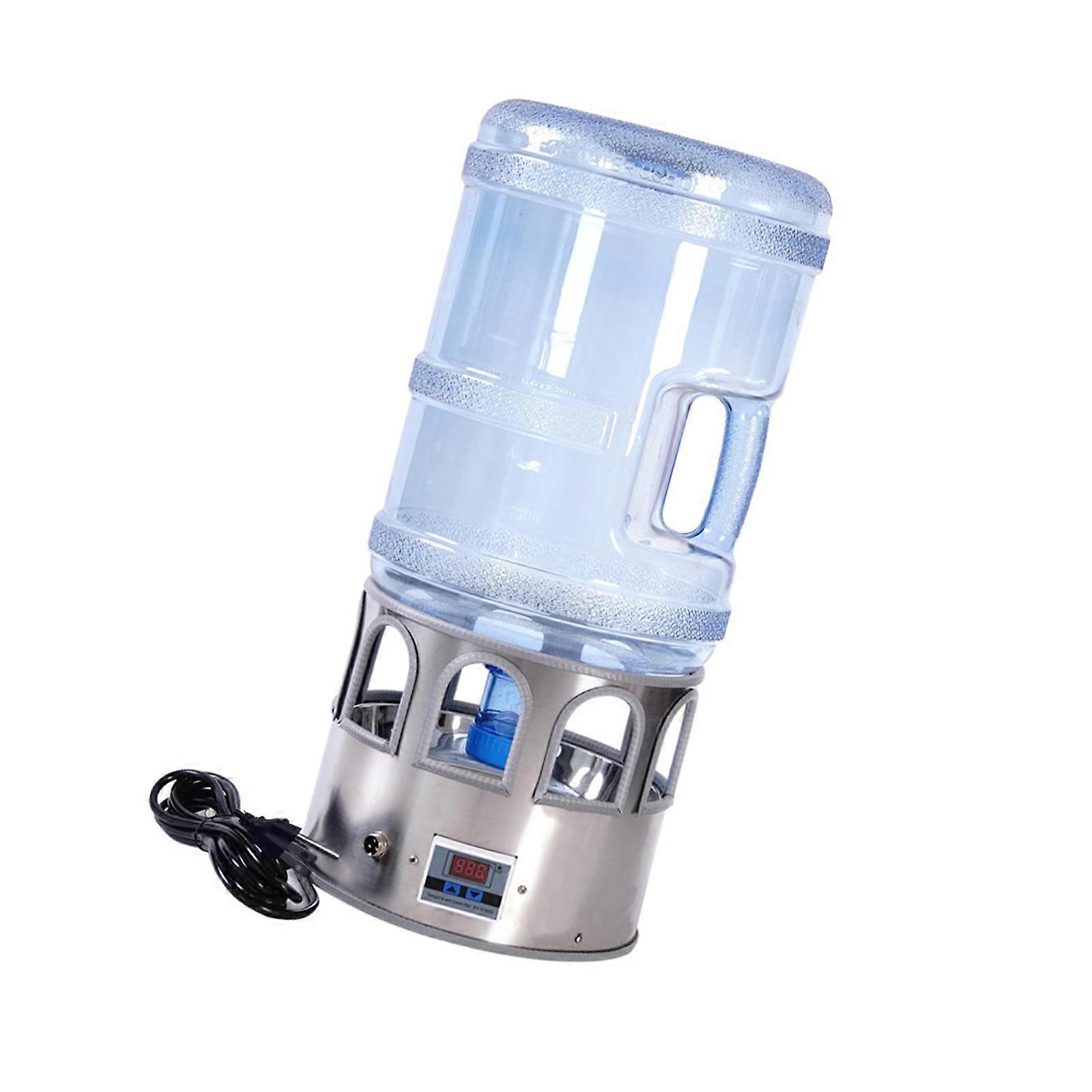 5 Gallon Heated Poultry Drinker With Against Spill Base Permanent Untarnished Bucket For Multiple Birds Yearlong Multicolor