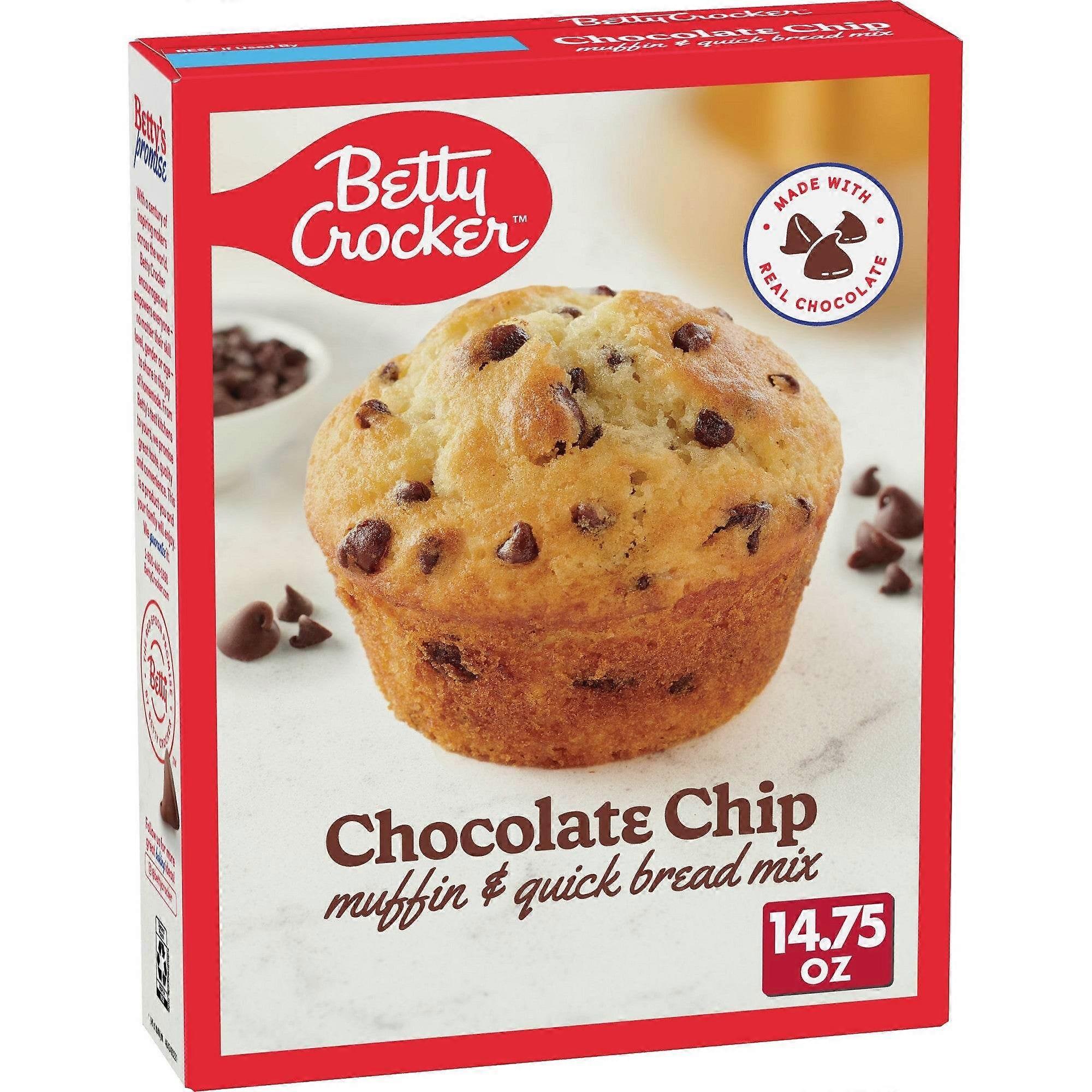 贝蒂克罗克巧克力片松饼和速食面包混合物，14.75盎司