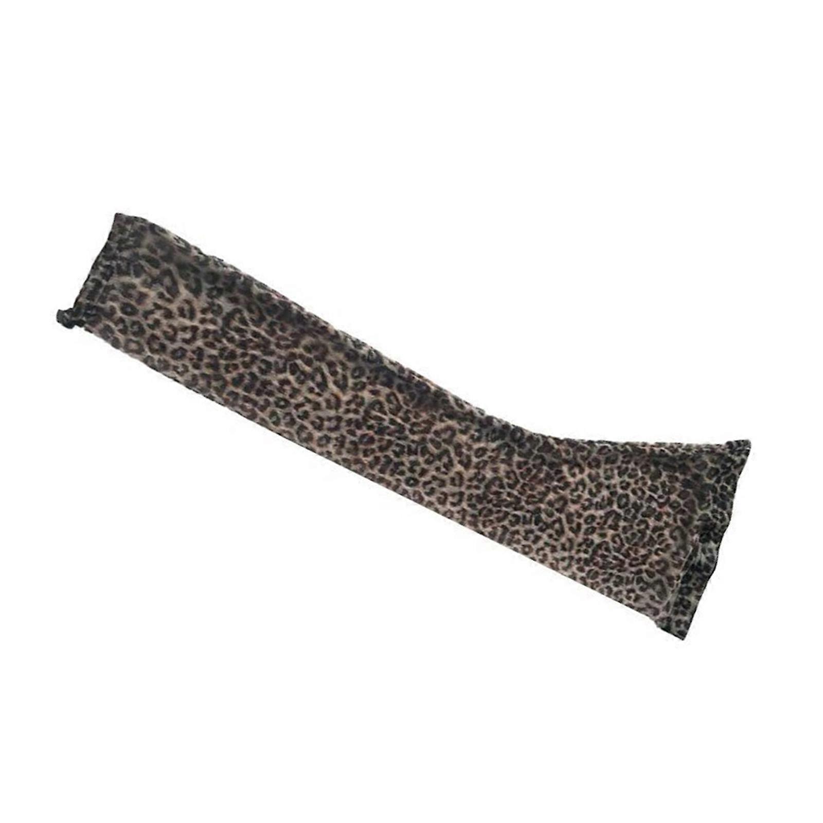 Trendy Long Tube Hat With Dreadlock Design Stretchy Polyester Material Comfortable All year For Streetwear Enthusiasts  Leopard print
