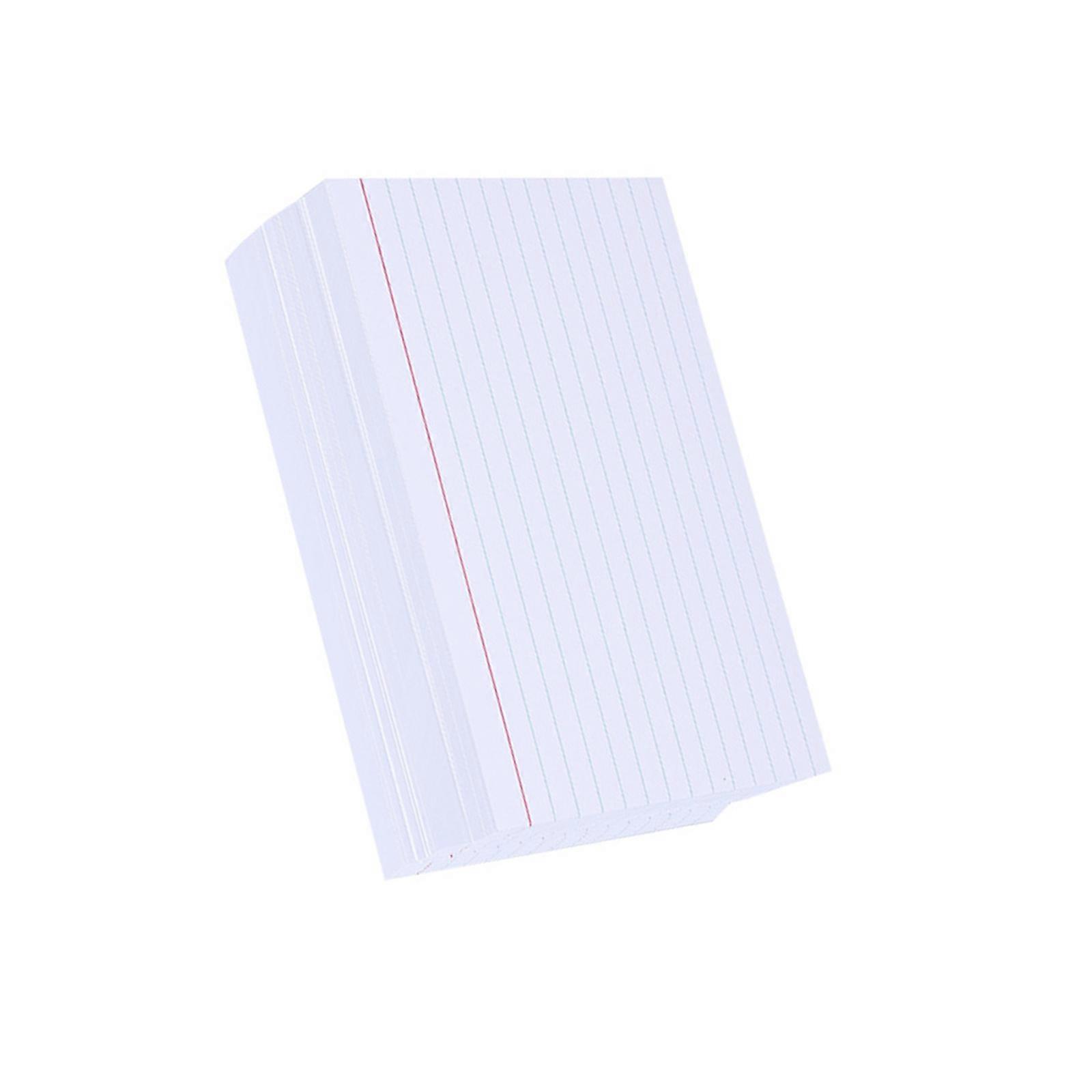 300 Sheets Index Cards Simple Flashcards Lined Flashcards Vocabulary Cards Note Cards for Office Home School Learning Multicolor