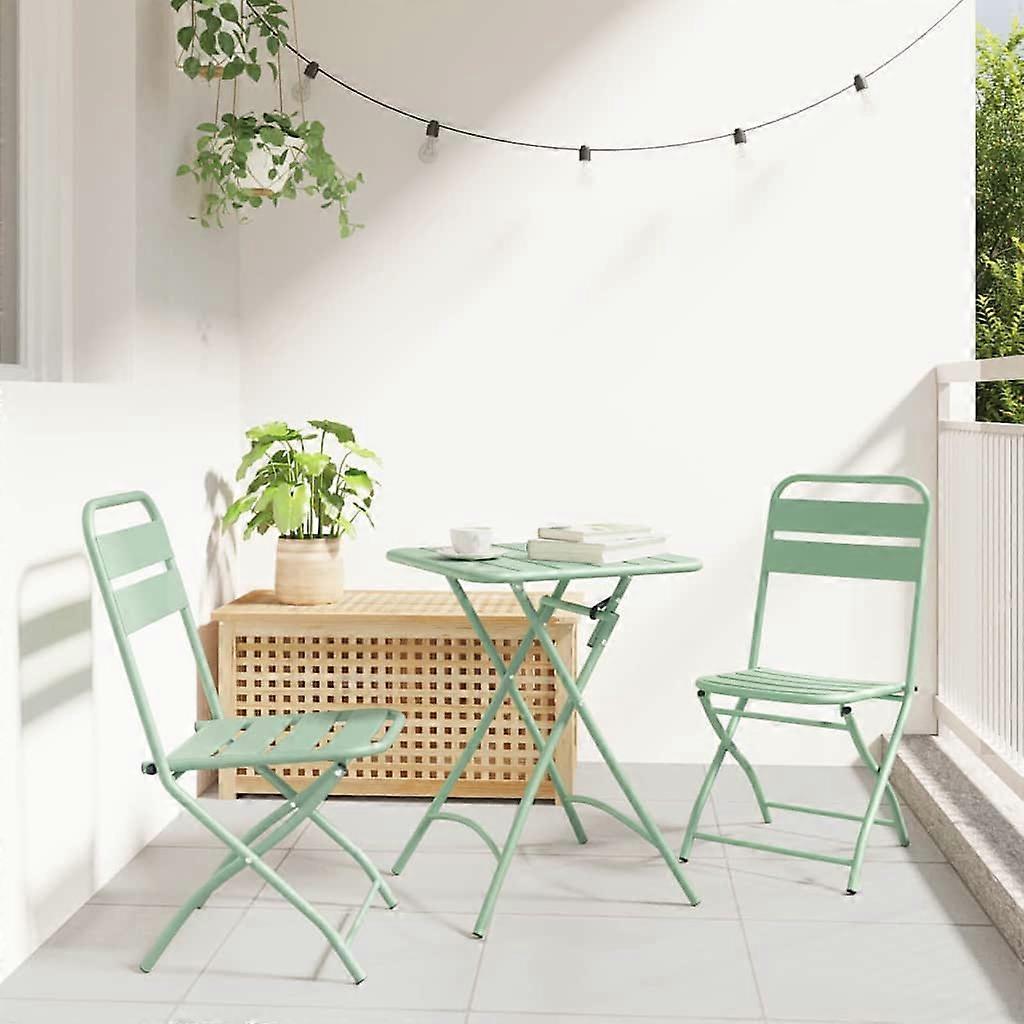 Gartenklappstuhl 2 pcs Hellmint 42 x 52 x 82 cm