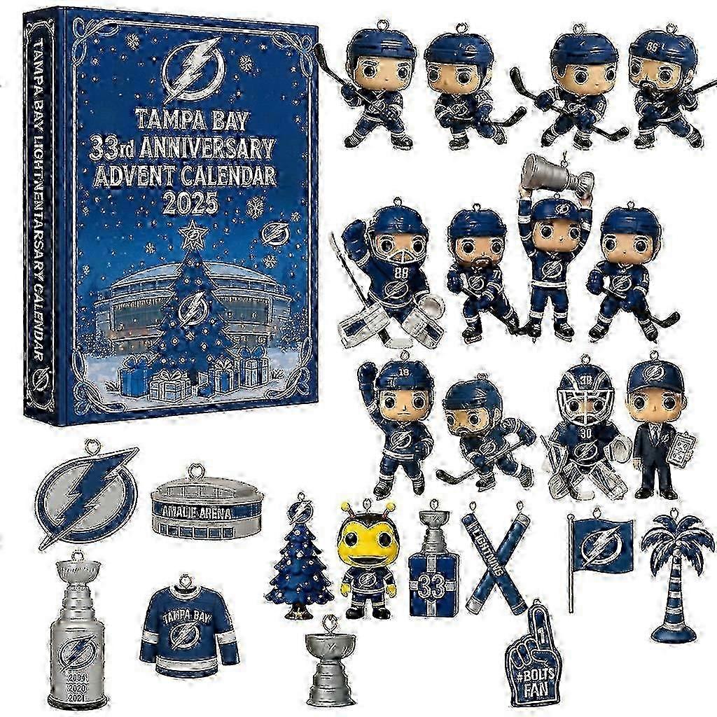 w Major League Baseball Team Commemorative Christmas Blind Box Countdown to the Advent Christmas Tree Decoration