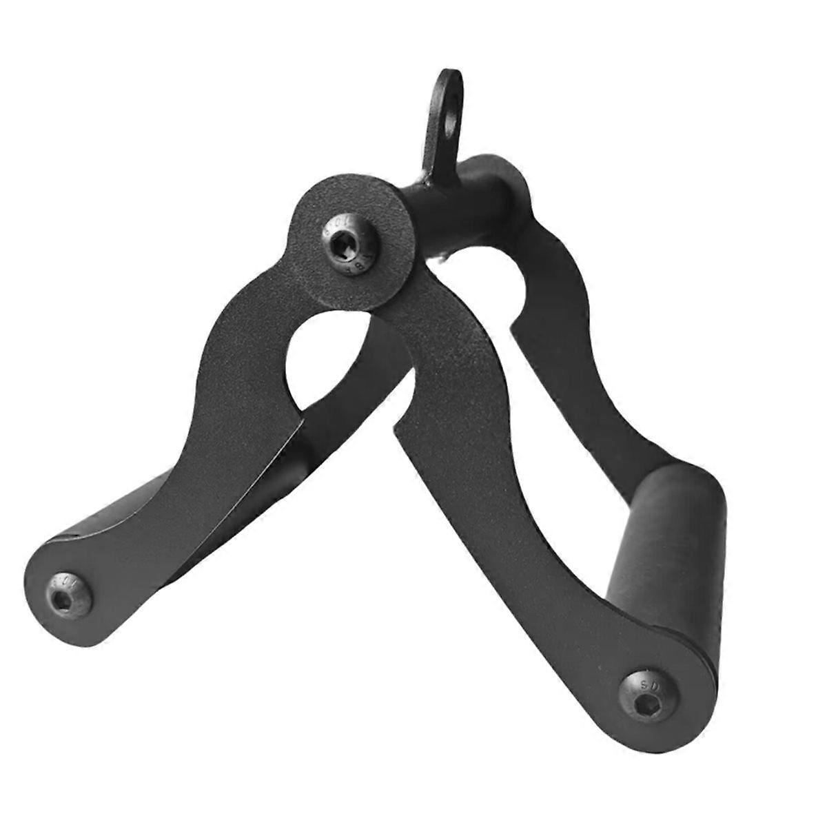 V Bar T-Bar Row Handle Attachment for Barbell Bars, Handle Grips with Non-Slip Grips, T-Row Attachment
