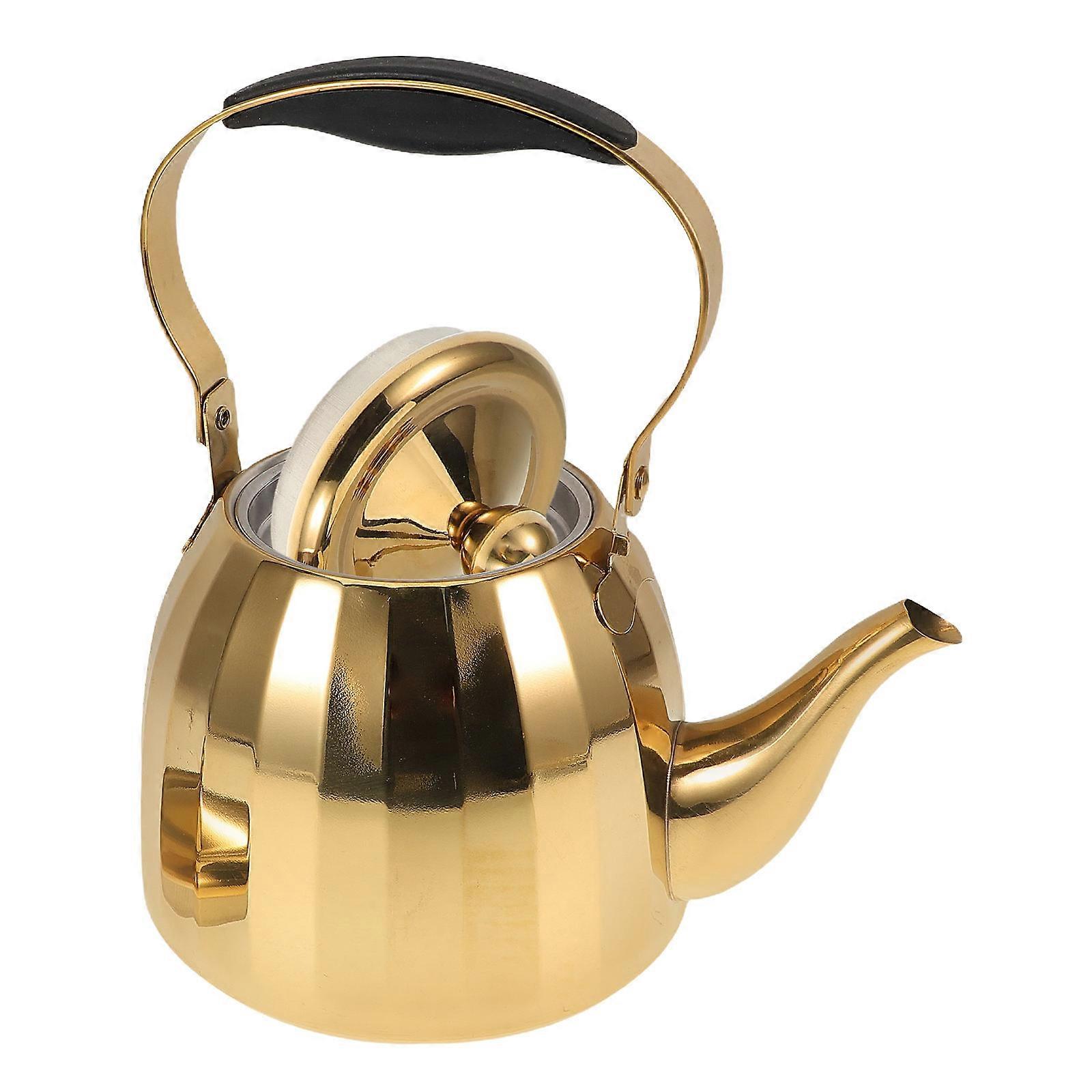 Stainless Steel Kettle With Infuser Ideal For Home And Restaurant Use Offering Boiling Water And 1Pack Functionality