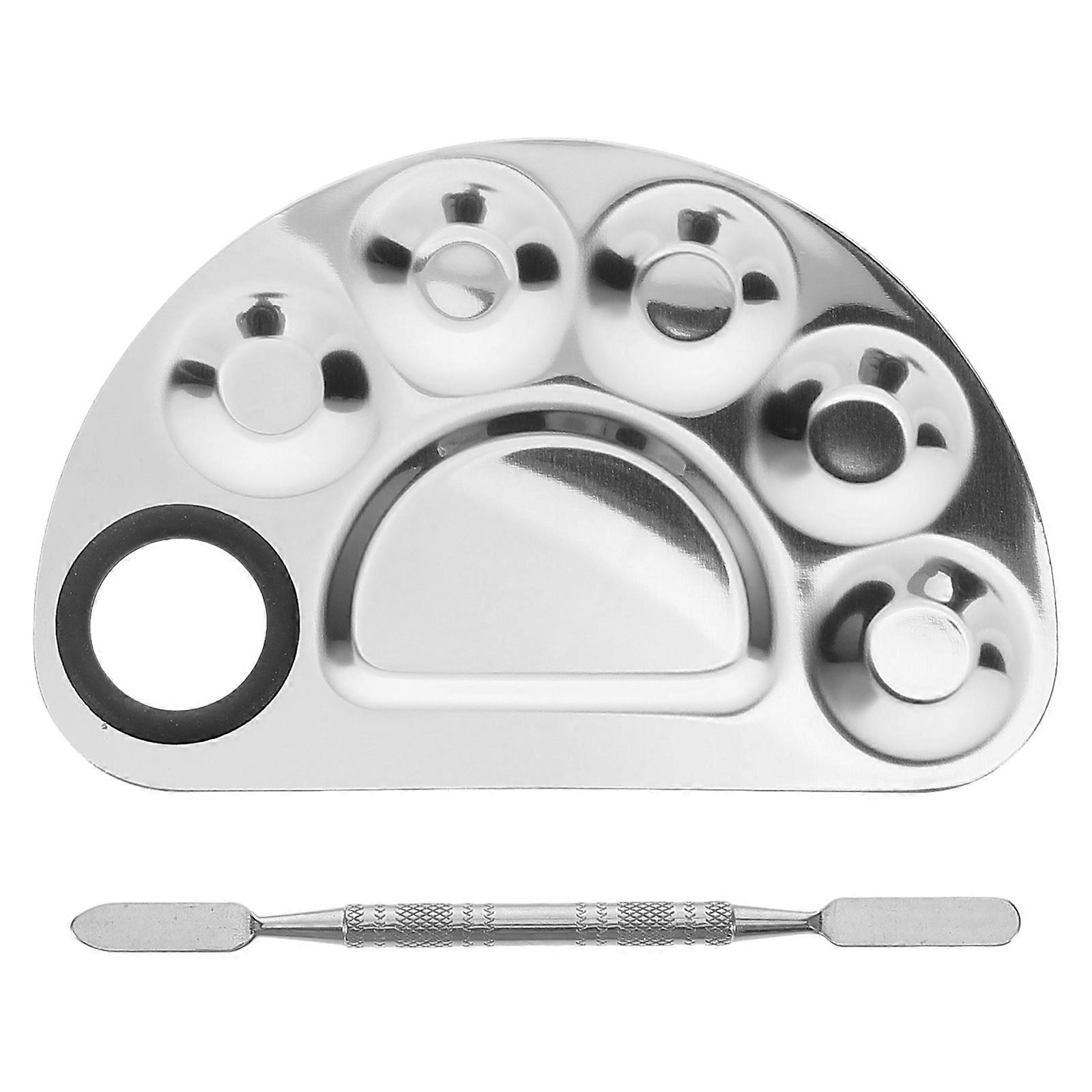 Foundation Mixing Palette and Makeup for Nail Art