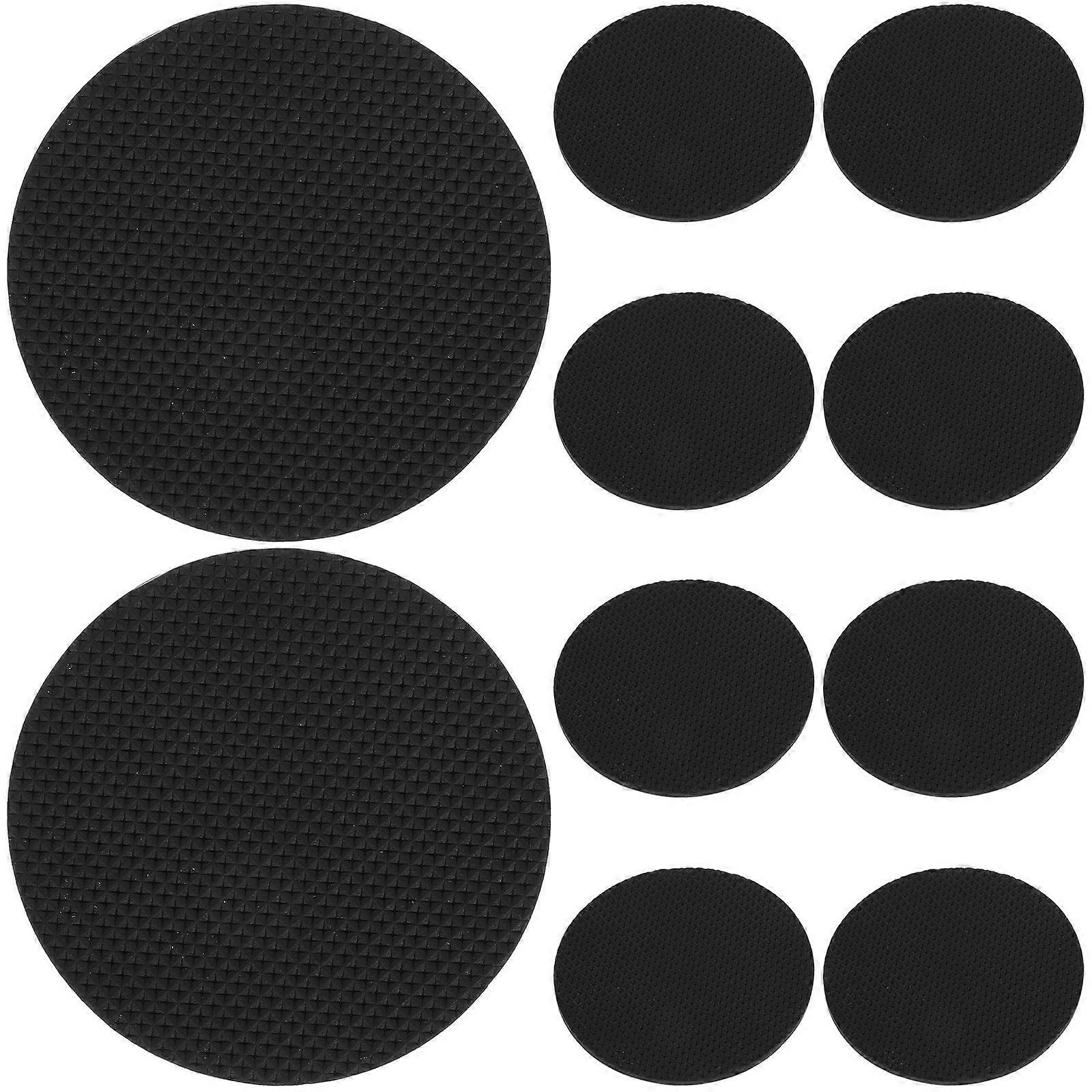 40Pcs Adjustable Billiards Table Foot Pads in Black Eva Floor Leveler