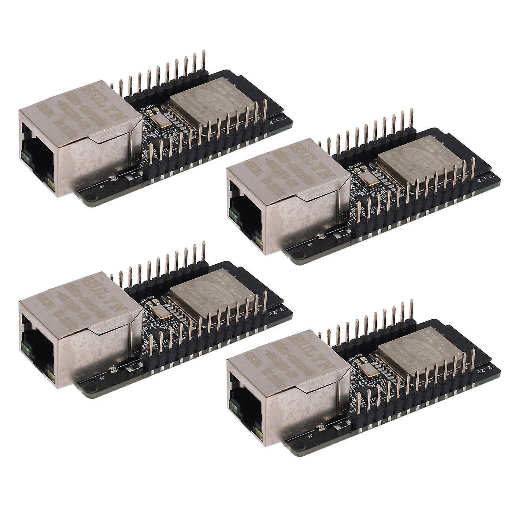 4X WT32-ETH01 Embedded Serial Port Networking Bluetooth + Wifi Combo Gateway Module