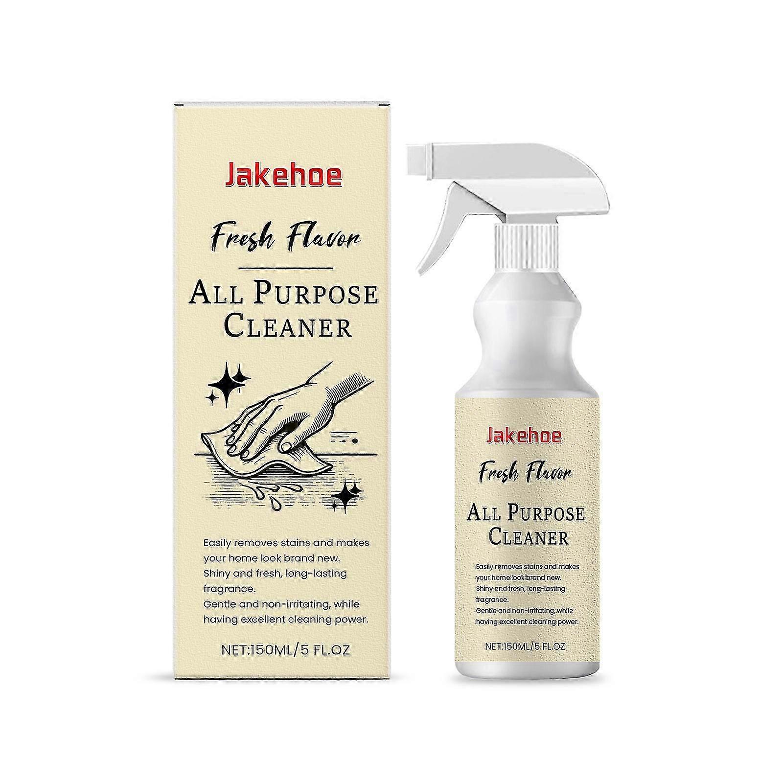 Multi-Effect Kitchen & Bathroom Cleaner - Stain & Oil Remover, Safe & Easy to Use, 150ml