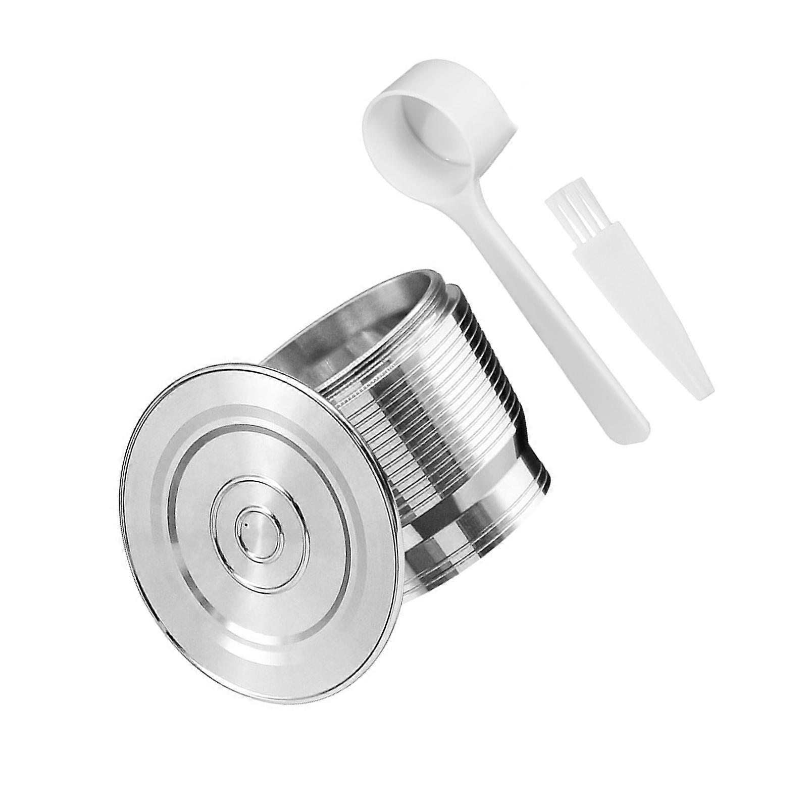 Stainless Steel Reusable Coffee Pods with Lid Easy Installation for Most Machines Refillable Coffee Pods Multicolor