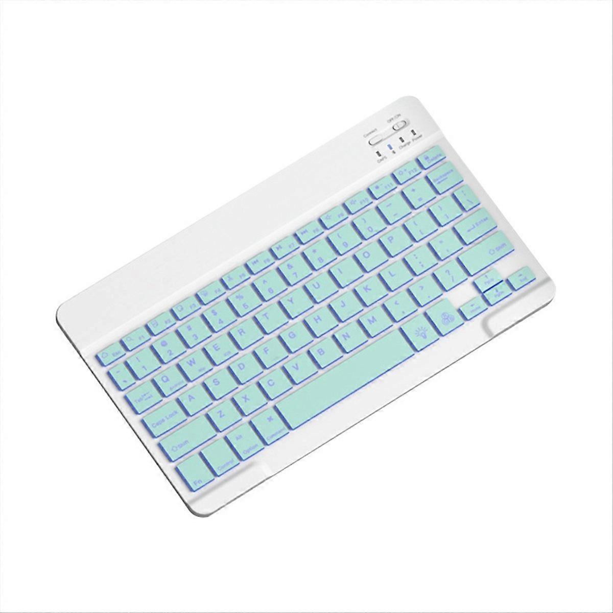 10inch Backlit Keyboard Bluetooth Protable Mini Mute Keyboard D